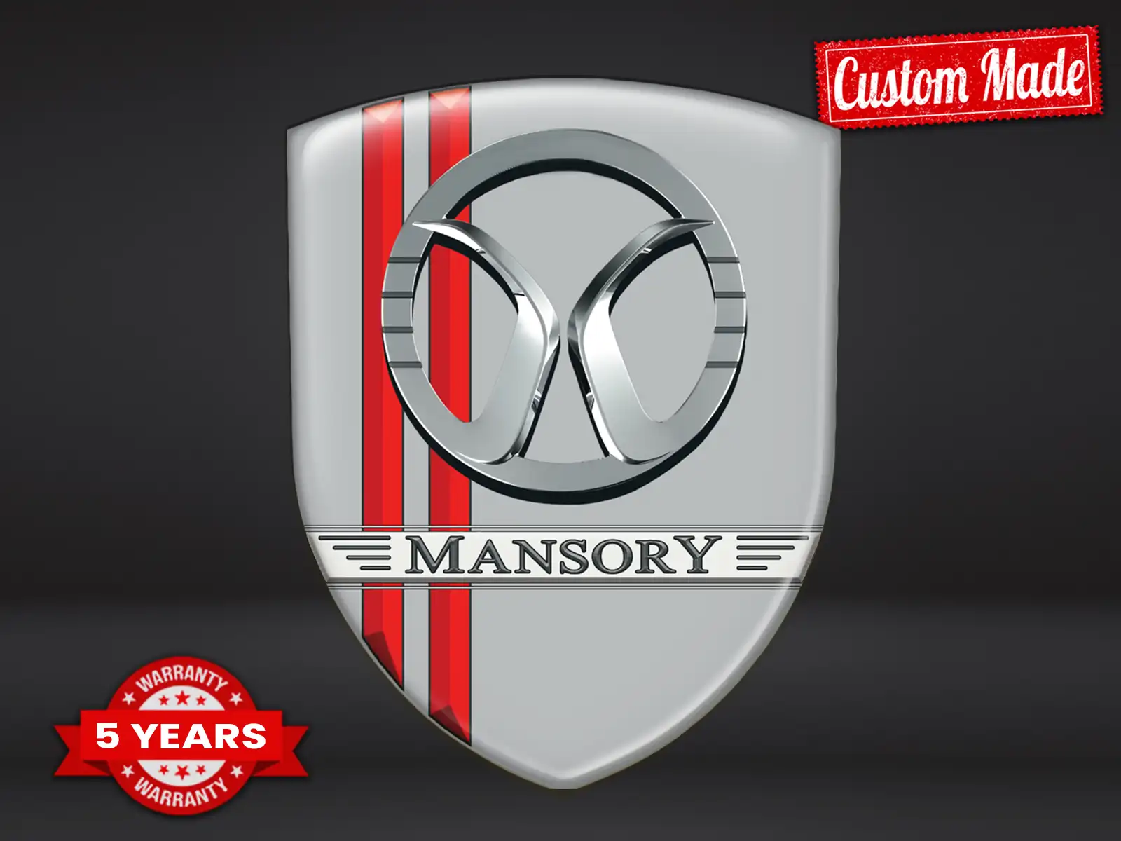 Mansory Vinylaufkleber Racing Anpassbar Robust Auto